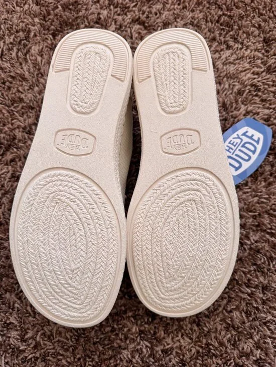 NWT Hey Dude Wendy Espadrille Woven, size 11 - Picture 4 of 6